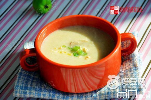 奶油鸡肉蘑菇浓汤