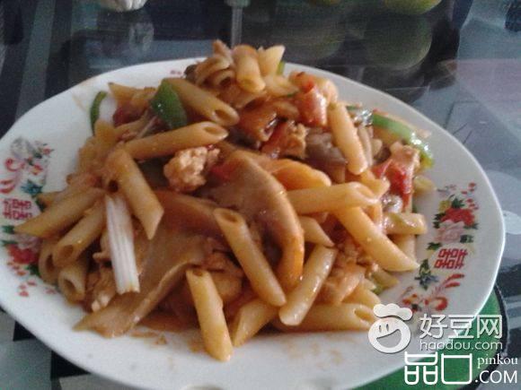 咖喱蘑菇通心粉