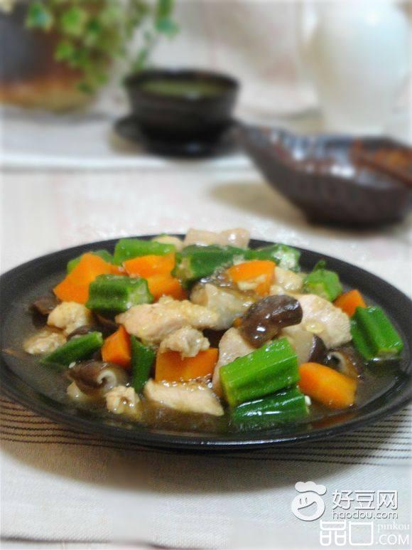 鸡肉五目煮