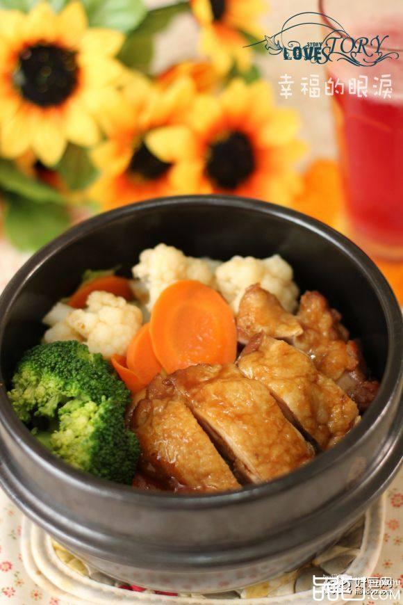 日式煎鸡饭