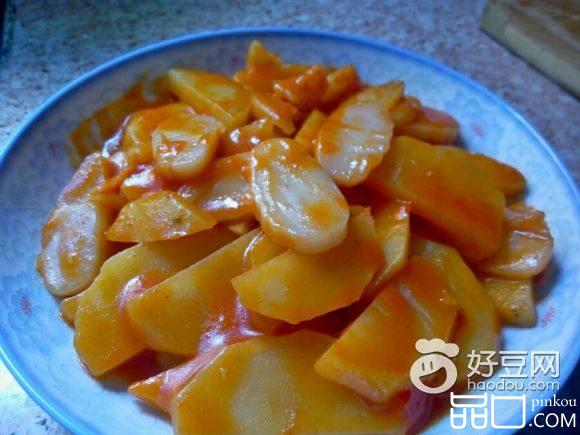 土豆炒年糕