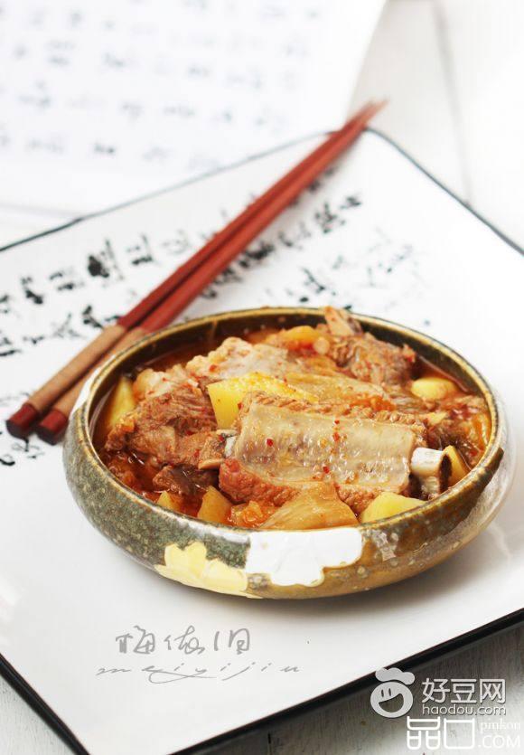 韩式泡菜排骨