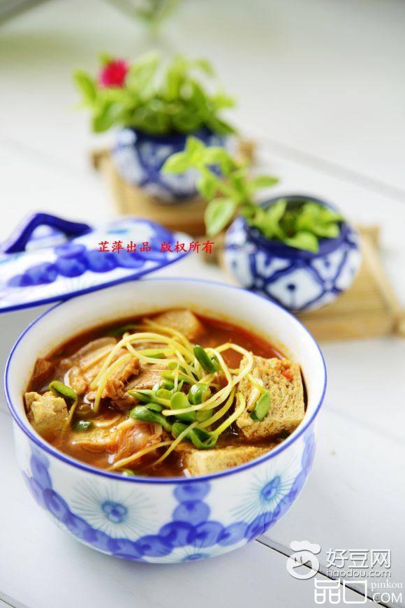 冻豆腐泡菜汤