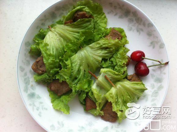 生菜里脊卷