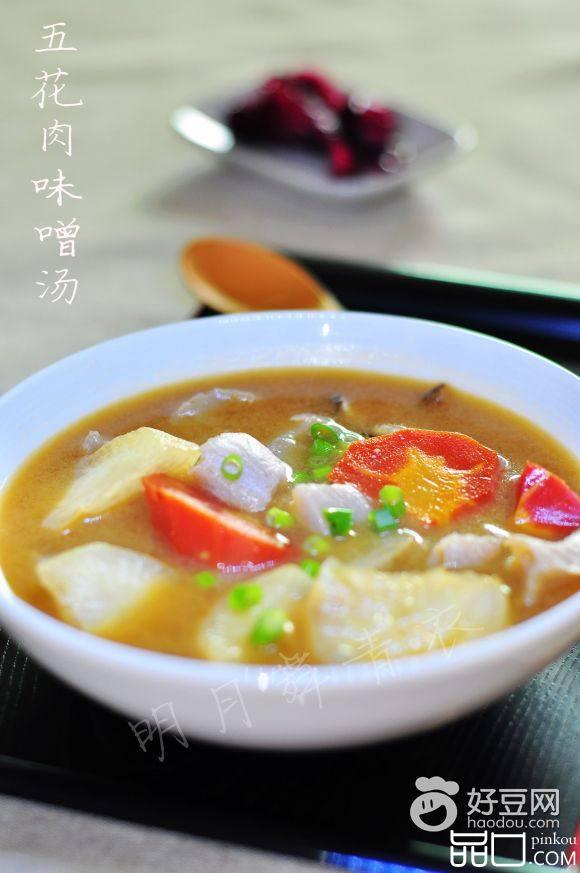 五花肉味噌汤