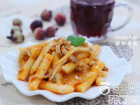 辣炒泡菜年糕