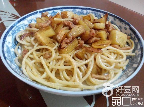 黑椒土豆肉丝意面
