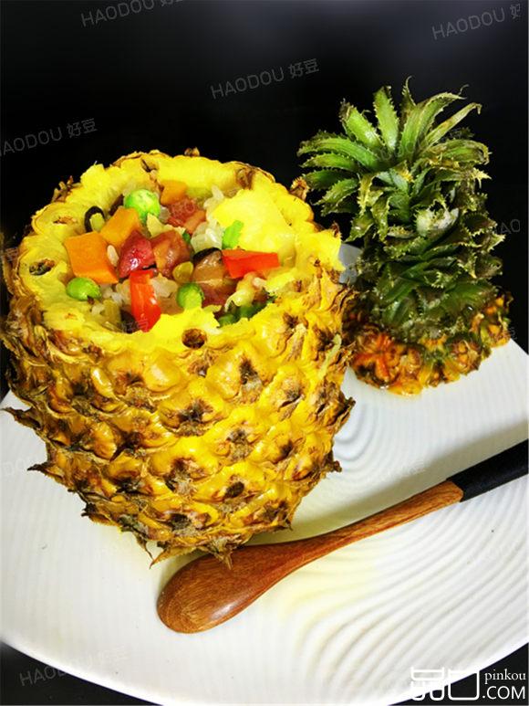 香肠菠萝八宝饭