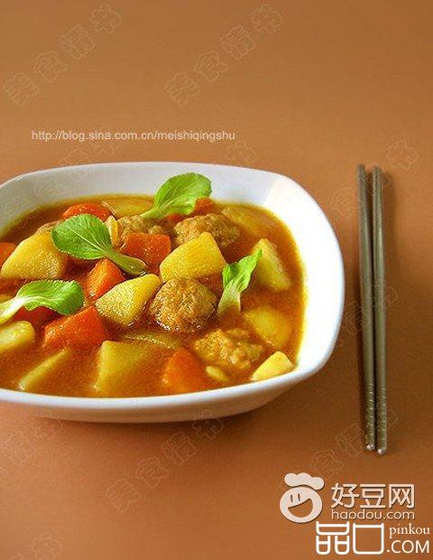 咖喱肉丸汤