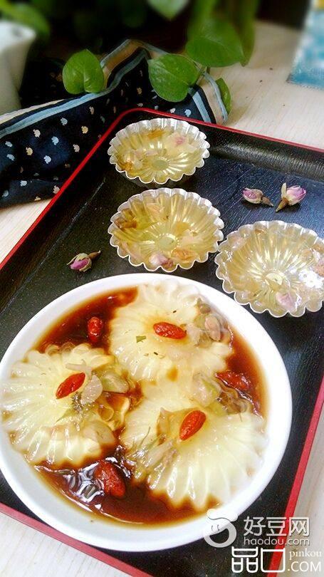 [手工美食]玫瑰花冰粉