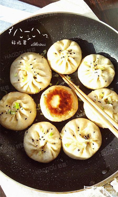 香菇虾仁生煎包