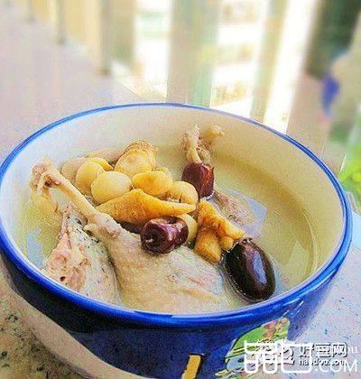 水鸭花旗参汤