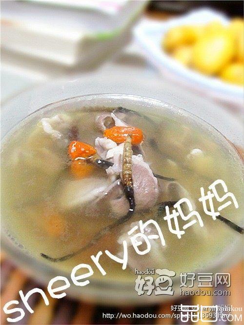 虫草枸杞猪心汤