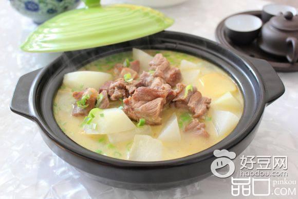 白萝卜炖羊肉