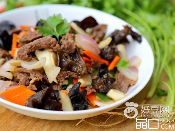 杂蔬炒牛肉