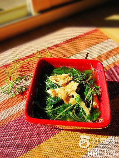 紫苏苗鸡蛋汤
