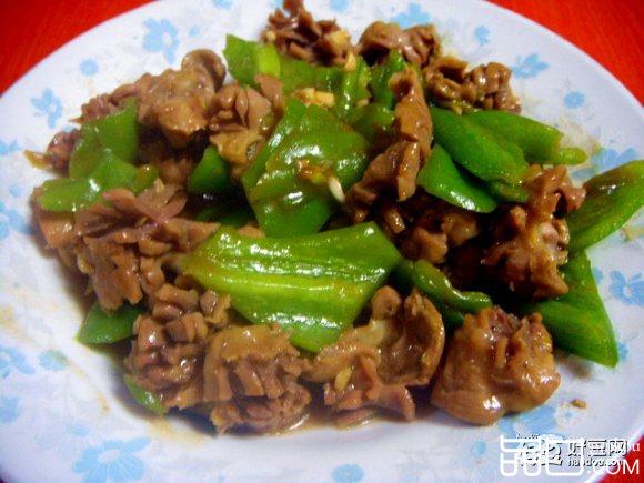 鸡胗炒辣椒