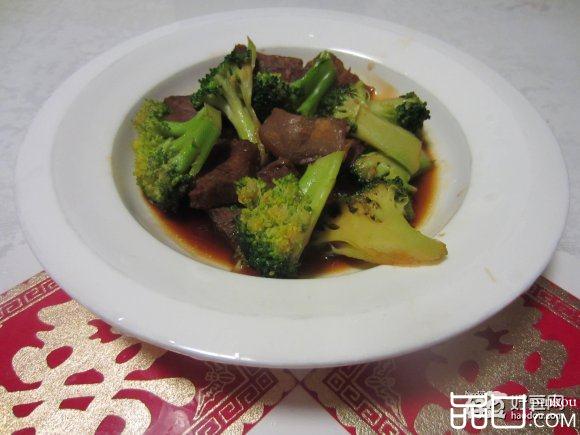 辣酱西兰花牛肉