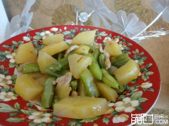 四季豆炒土豆