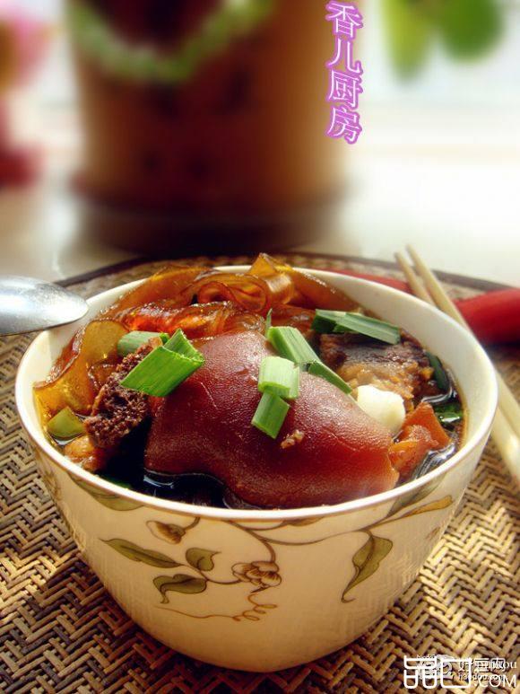 红烧羊肉汆粉皮