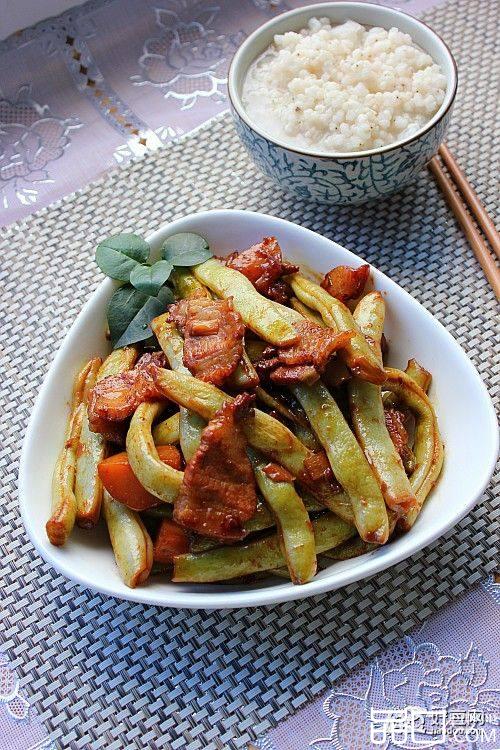 炖芸豆土豆肉片