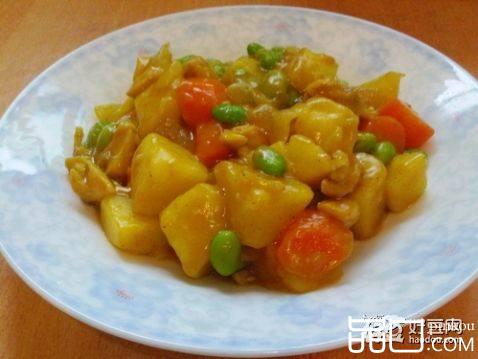 咖喱土豆鸡腿肉