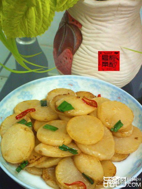 煎白萝卜