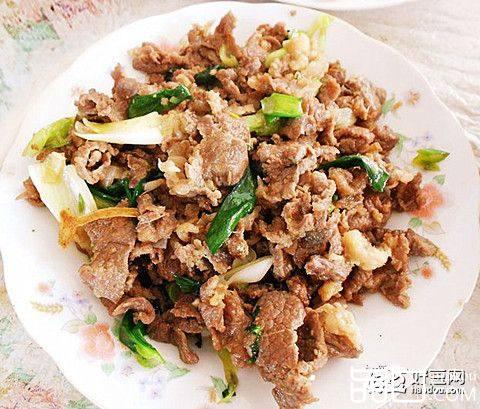 滑炒羊肉