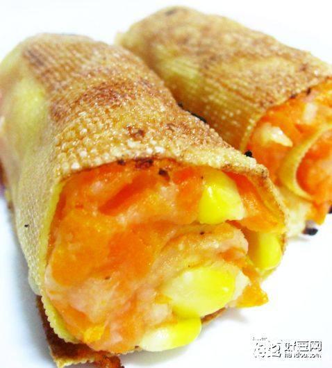 花样豆皮卷