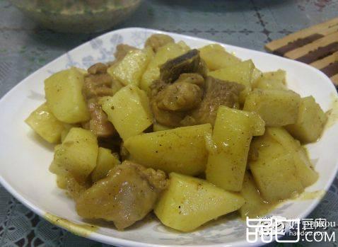 咖喱土豆烧鸡块