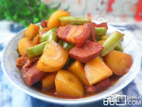 四季豆土豆炖肉