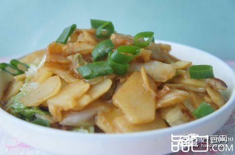 白菜炒土豆片