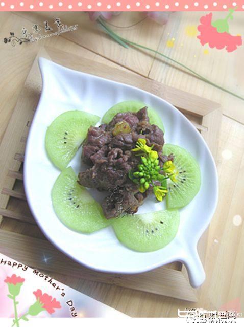 奇异果炒牛肉