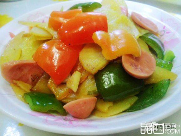 彩椒土豆片