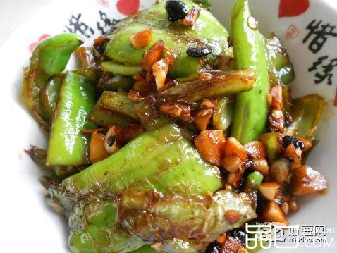豆豉油爆辣椒