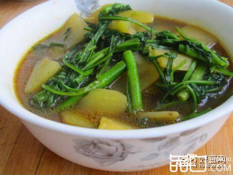 柳蒿芽土豆汤—迟到的