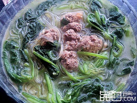 牛肉菠菜粉丝汤