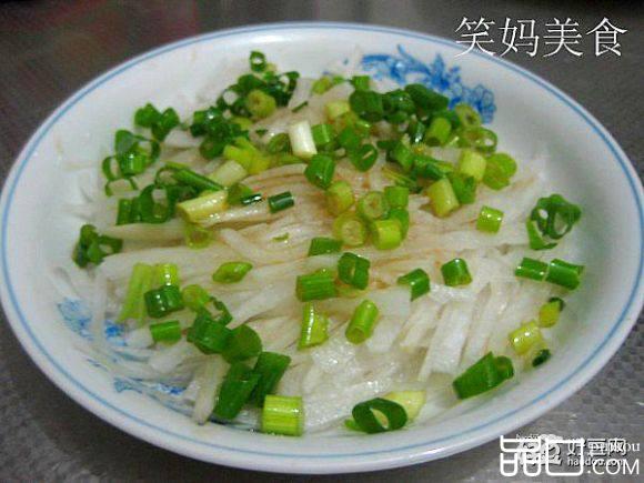 小葱拌萝卜丝