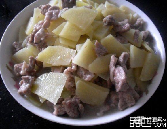 土豆炒肉片