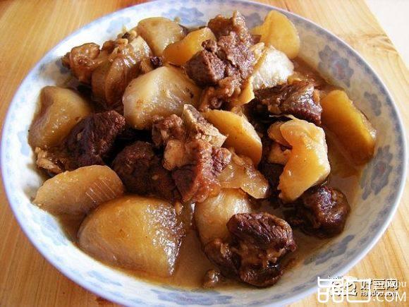 萝卜烧羊肉