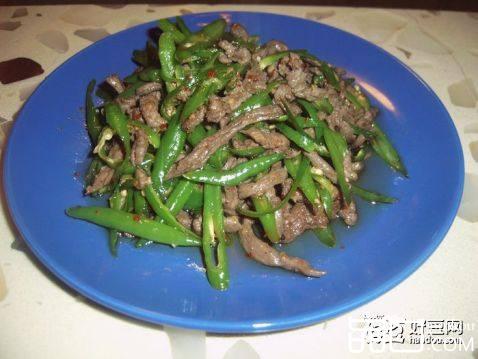 青椒牛肉丝