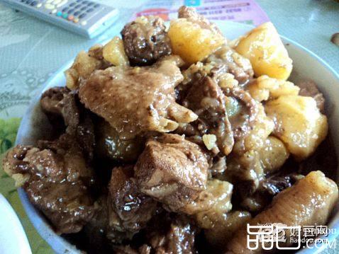 鸡炒土豆块