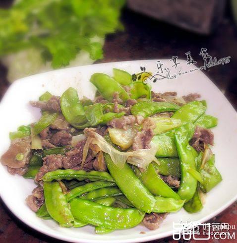 牛肉炒荷兰豆