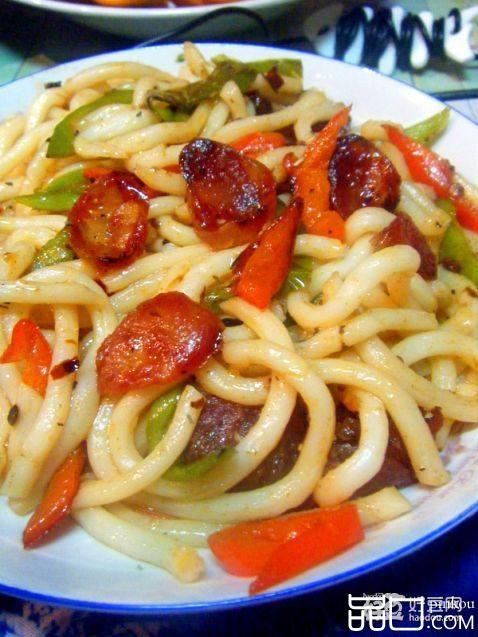 湘味腊肠乌冬面