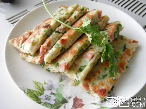 火腿鸡蛋蔬菜饼