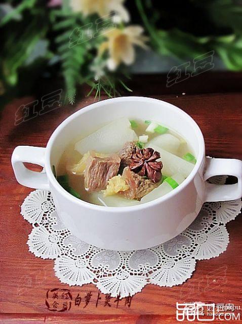 白萝卜煲牛肉