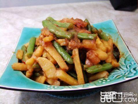 风味土豆烧豆角