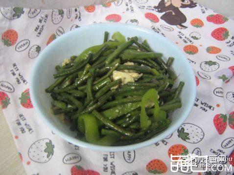 长豆角炒鸡蛋