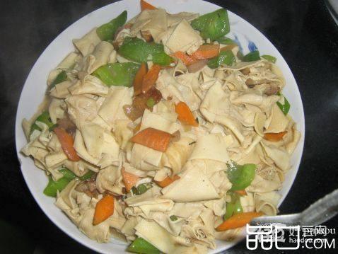 豆腐皮随意小炒