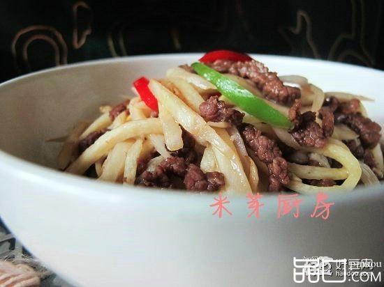 南昌特色茭白小炒牛肉